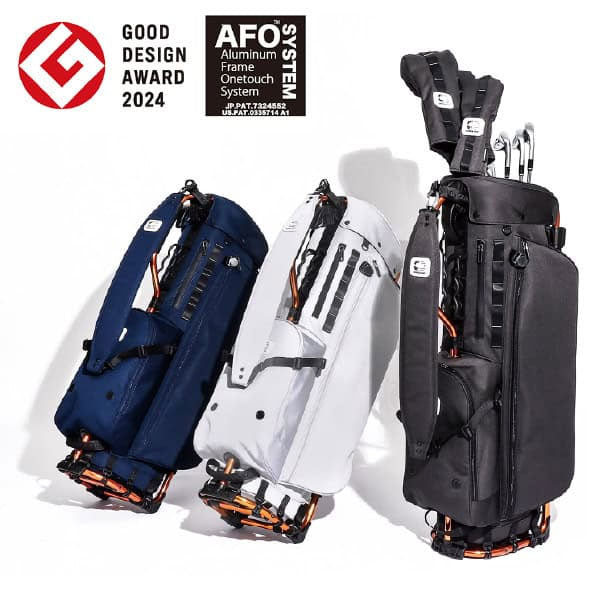ARMOURIN アーマーイン] ゴルフ キャディバッグ ブラックフレーム