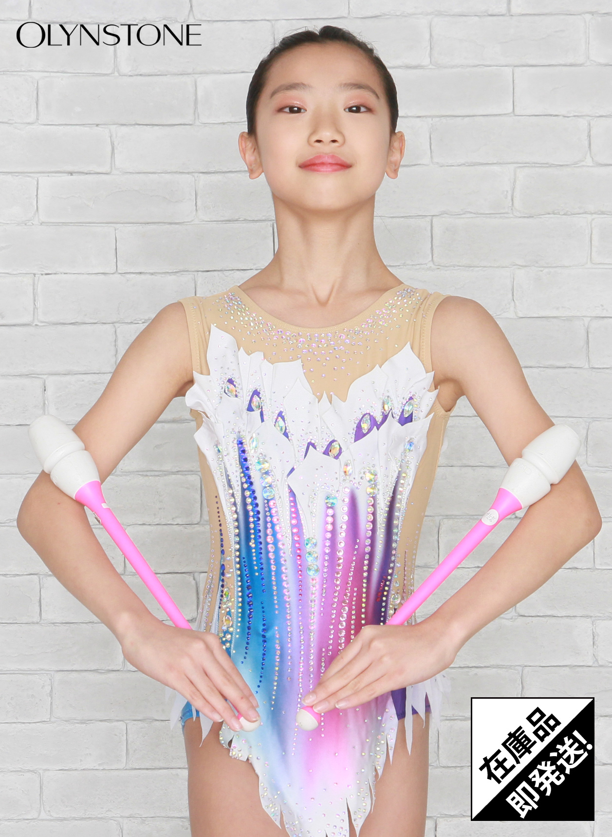 オリンストーンの女子新体操レオタード在庫商品ページです。