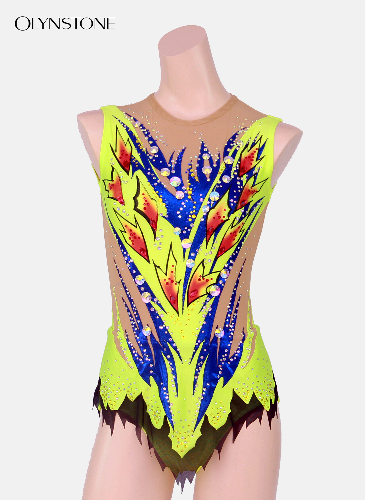 新体操レオタード オリンストーン / 女子新体操レオタードPRE-2317