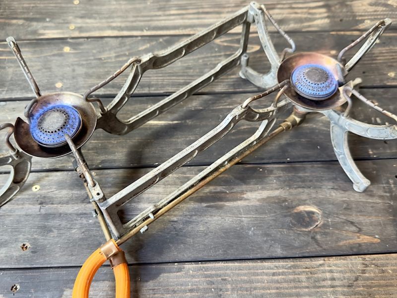 Coleman パワーマックス X2改 ストーブ CB缶仕様 オールドキャンプ