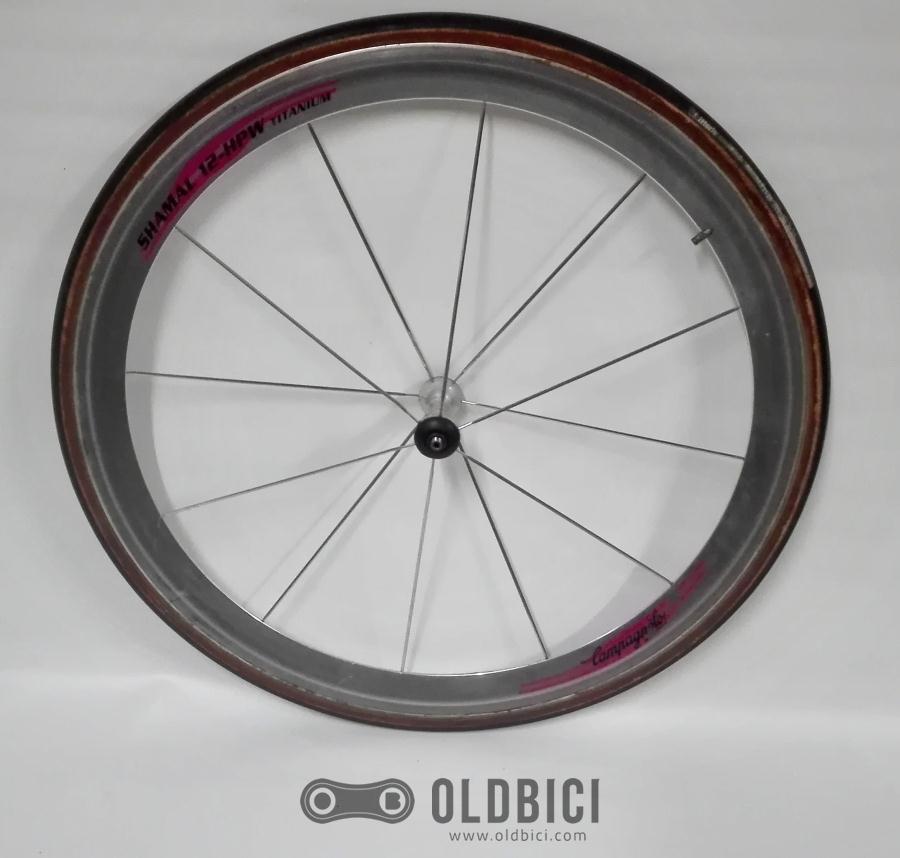 Campagnolo Shamal 12-HPW Titanium wheelset tubular 650c 9 speed