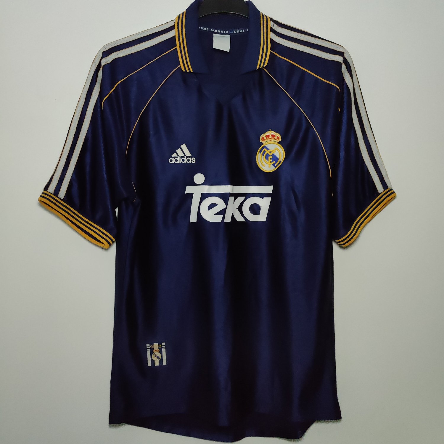 Real Madrid Third football shirt 1998 - 1999. Sponsored by Teka