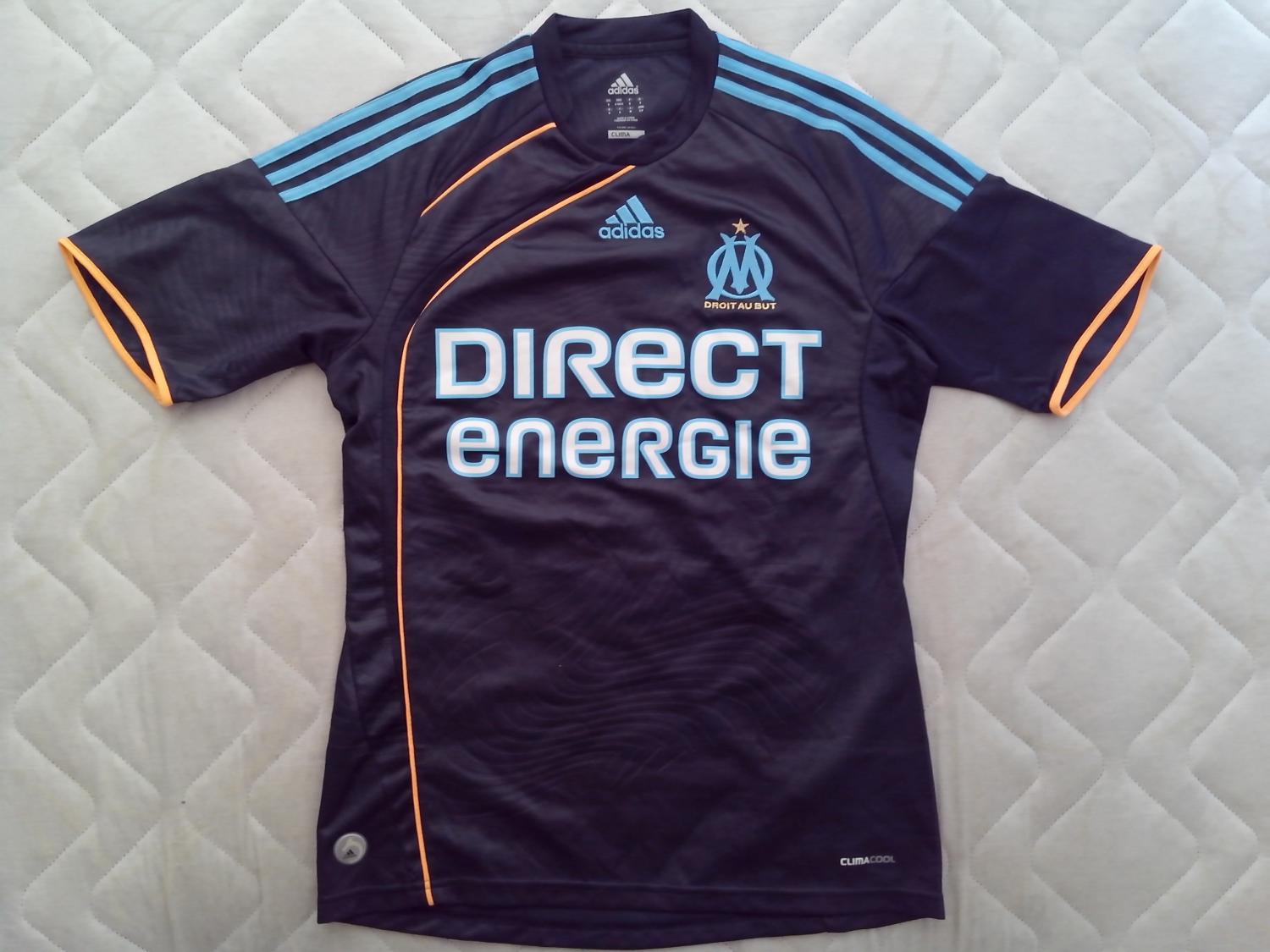 Olympique Marseille Third football shirt 2009 - 2010. Sponsored by