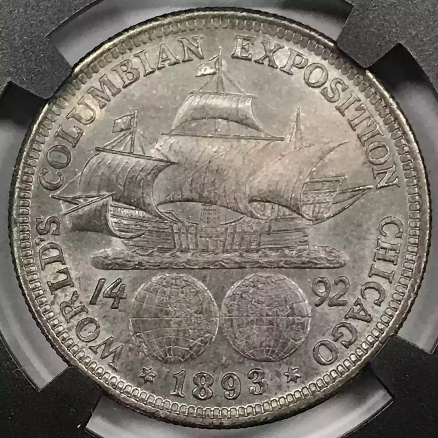 1893 World's Columbian Exposition Commemorative Half Dollar NGC MS