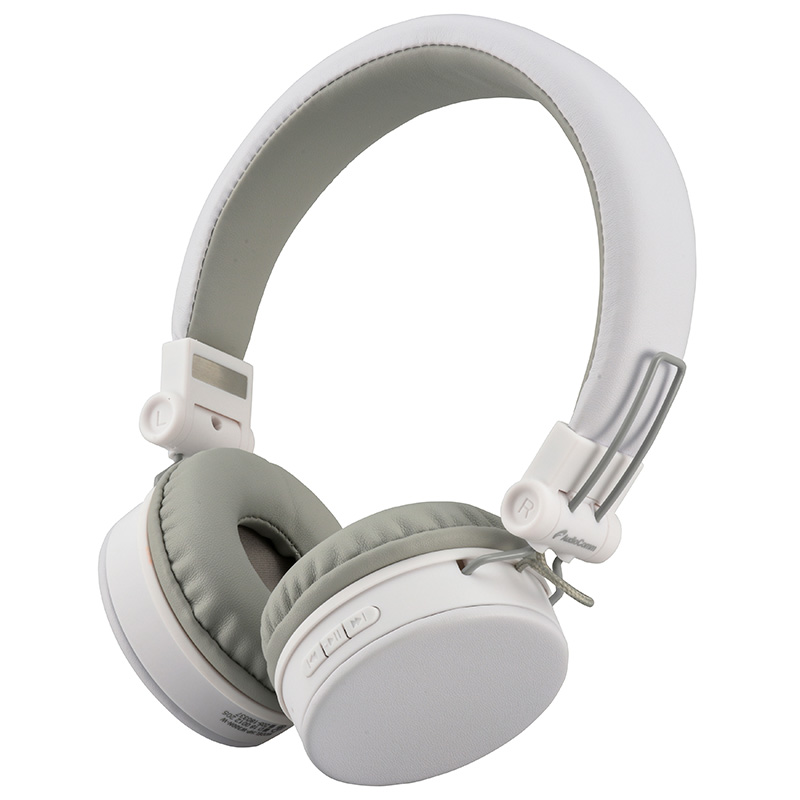 AudioCommワイヤレスヘッドホン ホワイト [品番]03-2861｜株式会社