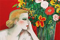 横山操 赤富士 | 絵画など美術品の販売と買取 | 東京・銀座 おいだ美術