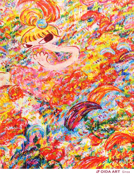 ロッカクアヤコ 魔法の手 展覧会ポスター(サイン付き) | 絵画など美術