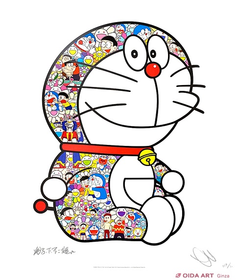 村上隆 おすわりドラえもん「毎日大変だよ、のび太くん」 | 絵画など