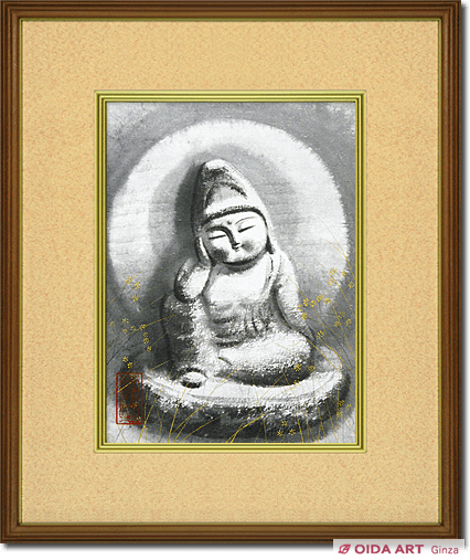 穐月明 野の佛(2) | 絵画など美術品の販売と買取 | 東京・銀座 おいだ美術