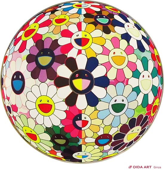 村上隆 フラワーボール(3D) 黄泉の国から | 絵画など美術品の販売と