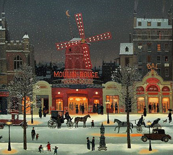 ドラクロワ 雪のムーランルージュ（大） | 絵画など美術品の販売と買取