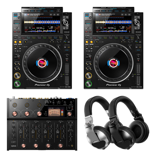 CDJ-3000＋euphonia DJセット