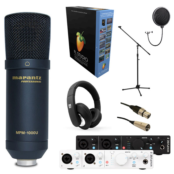 FL STUDIO × MPM-1000J 録音セット。超簡単HIPHOPレコーディング！