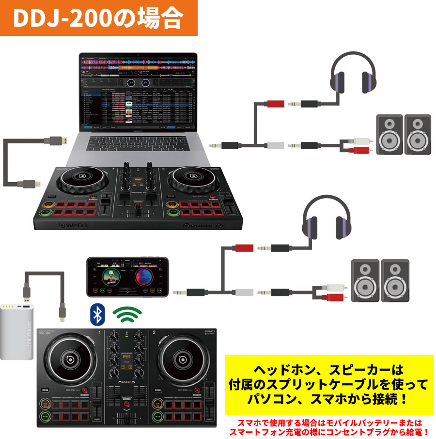 大人も子供も。パソコンでもスマホでも。】DDJ-200がDJの入り口として