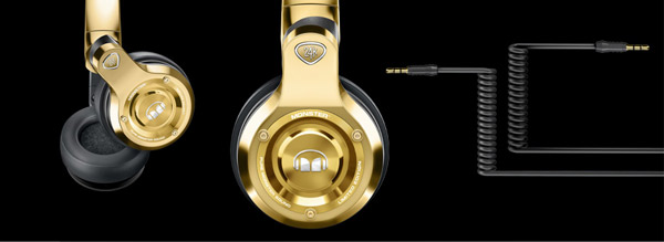 MONSTERのヘッドホンMH MEEK OE GLD CU 24kの紹介ページです。