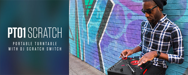 Numark/ポータブルターンテーブル/PT01SCRATCH -DJ機材アナログ
