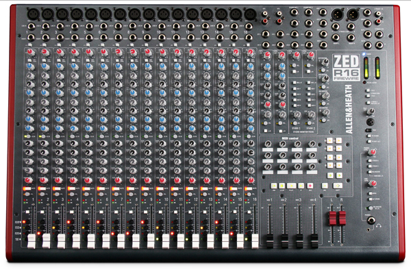 ALLEN&HEATH/レコーディングミキサー/ZED-R16 -DJ機材アナログレコード