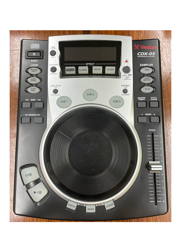 中古品】Vestax/CDJ/CDX-05MBK（ブラック） -DJ機材アナログレコード
