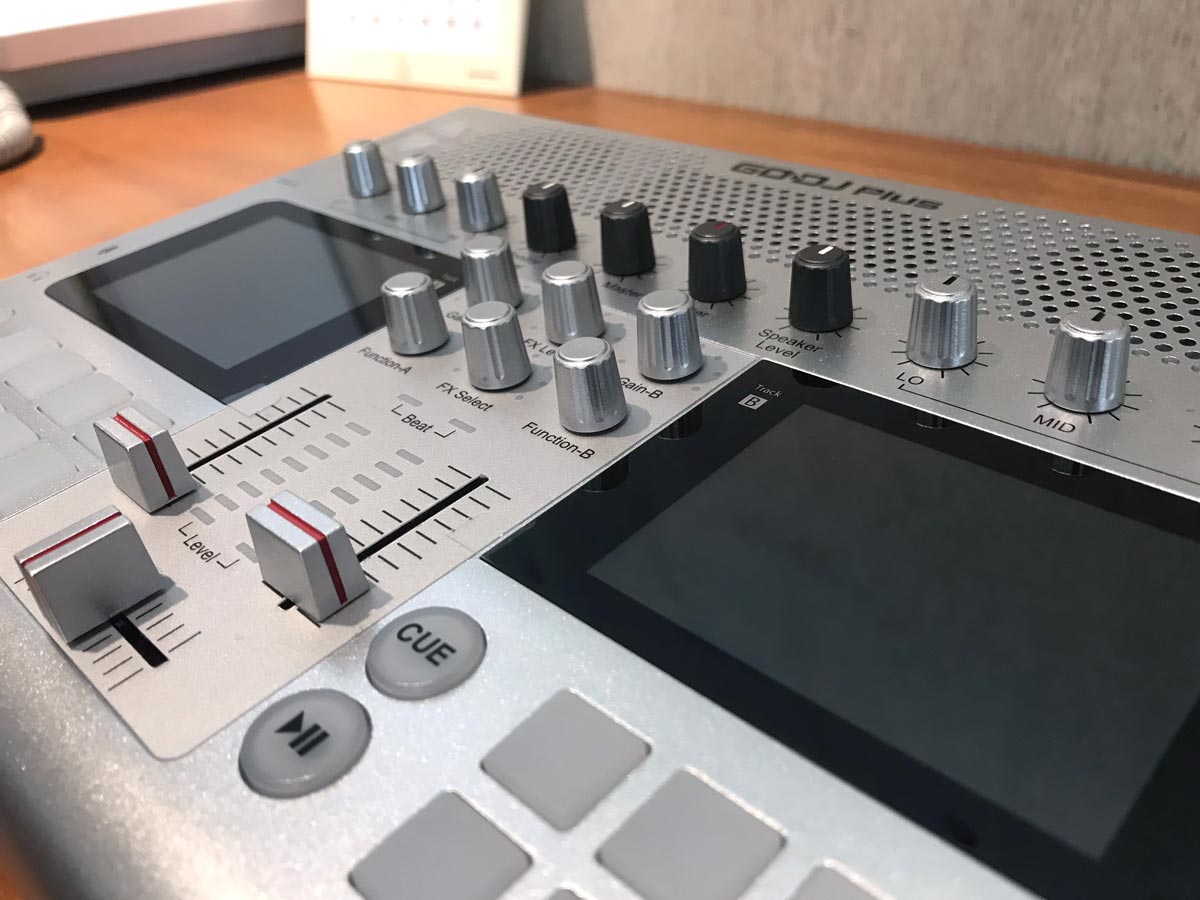 店頭展示品】JD Sound/DJコントローラー/GODJ PLUS（シルバー） -DJ