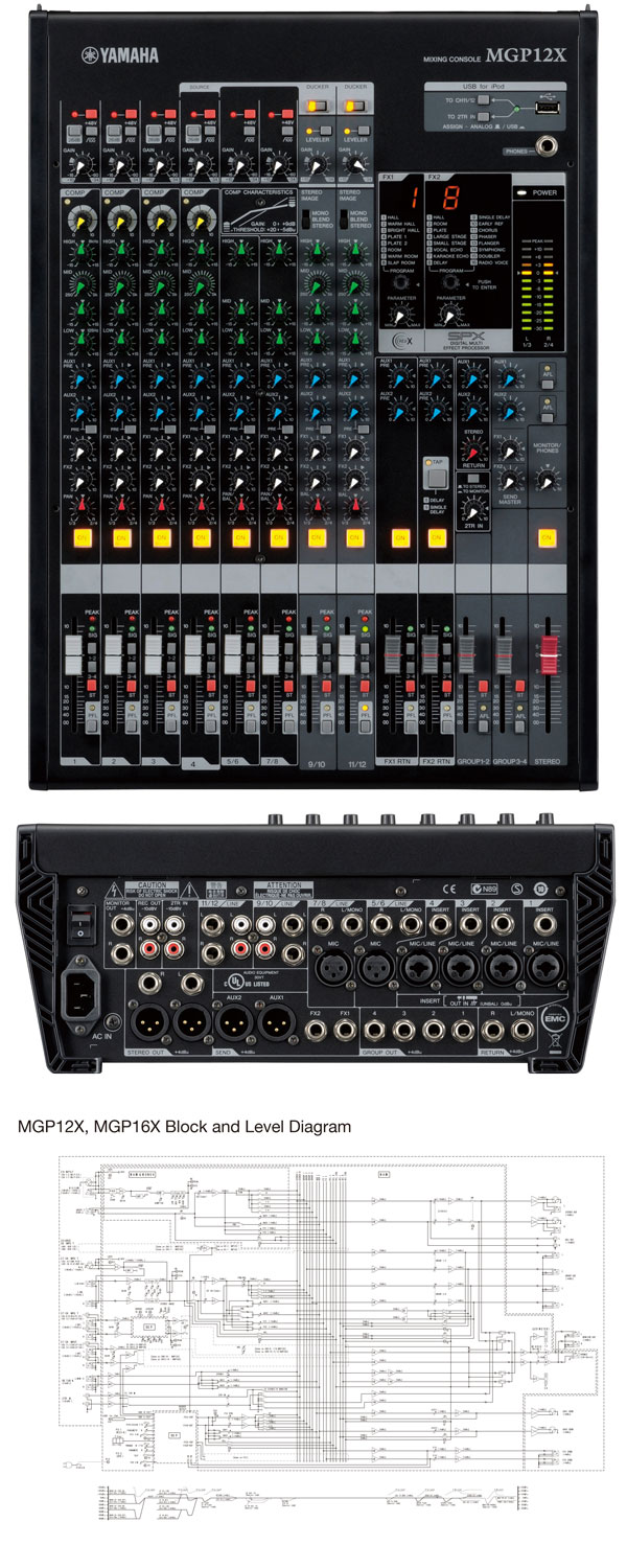 ミキシングコンソール】YAMAHA、MGP12Xのご紹介です！