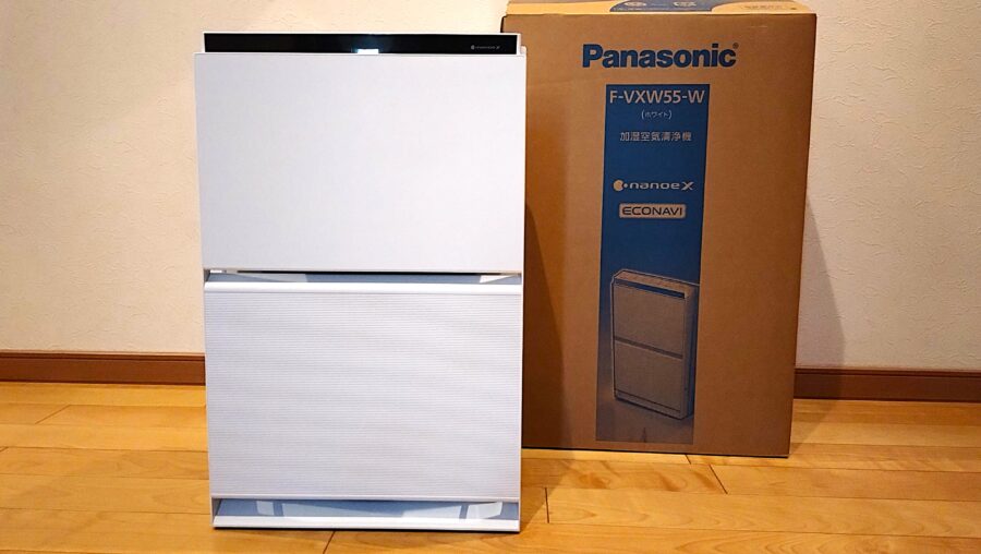 パナソニック F-VXW55レビュー｜空気清浄＆加湿 主婦目線のリアル体感