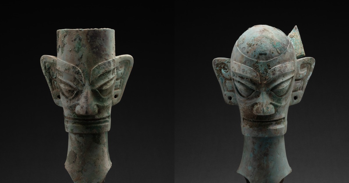 香港故宮三星堆｜青銅人頭像| 暢遊故宮| 文化精華| 當代中國