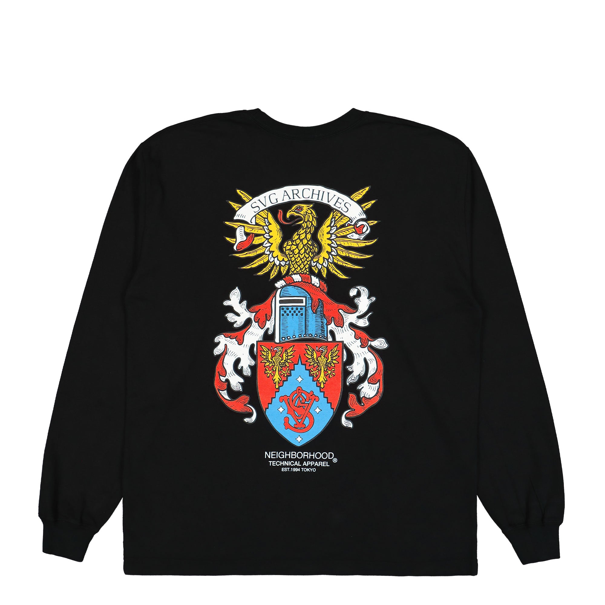 Neighborhood NH. Tee LS-13 242PCNH-LT13 / Black | OVERKILL