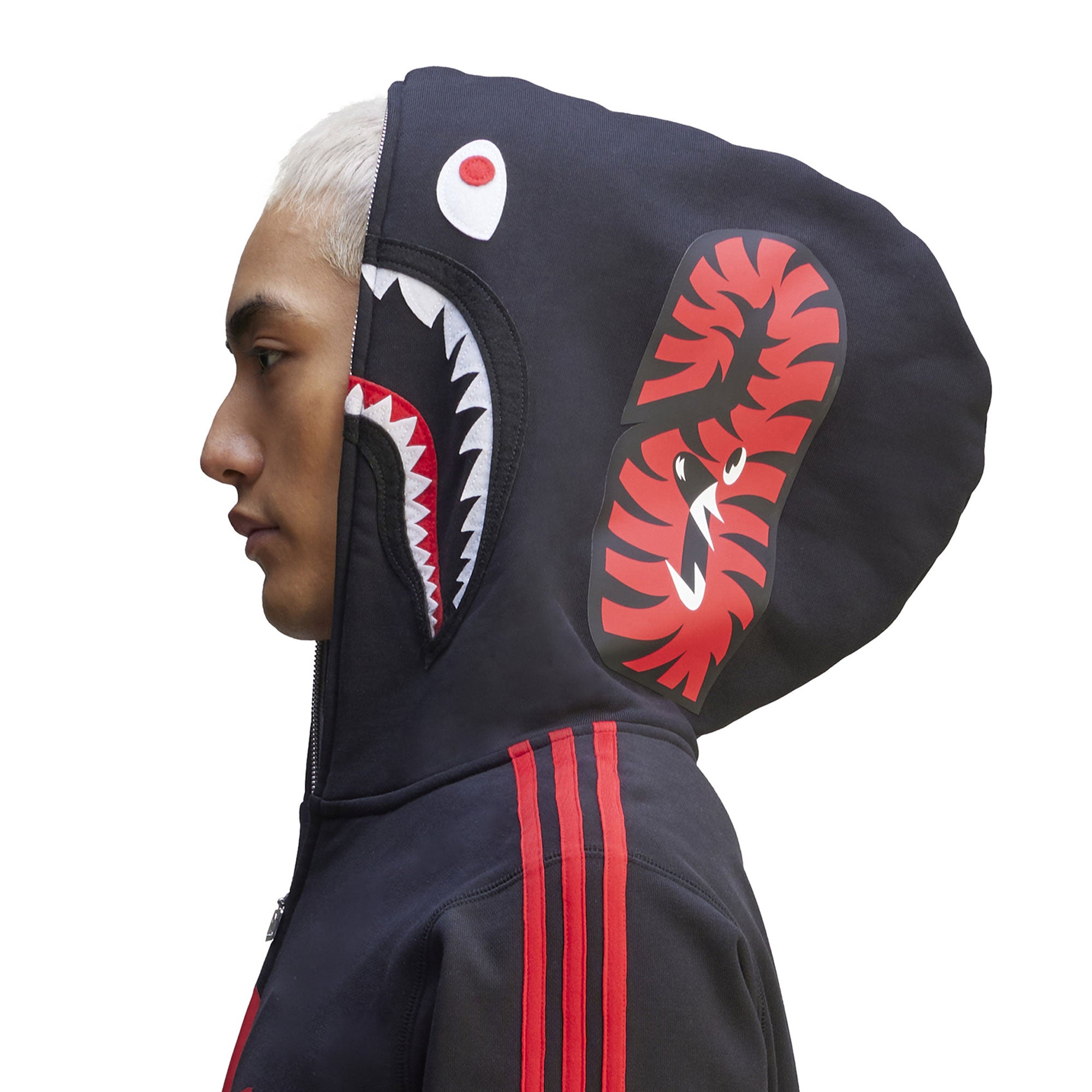 Bape x adidas Shark Full Zip Hoodie JN7119 | OVERKILL