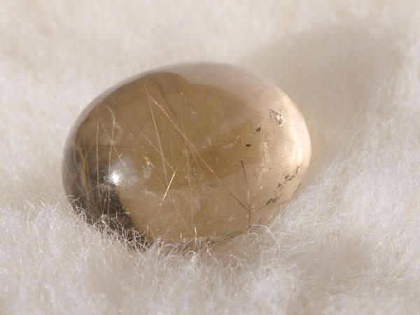 スモーキー・ルチルクォーツ楕円形（磨き）［No.5］ | パワーストーン