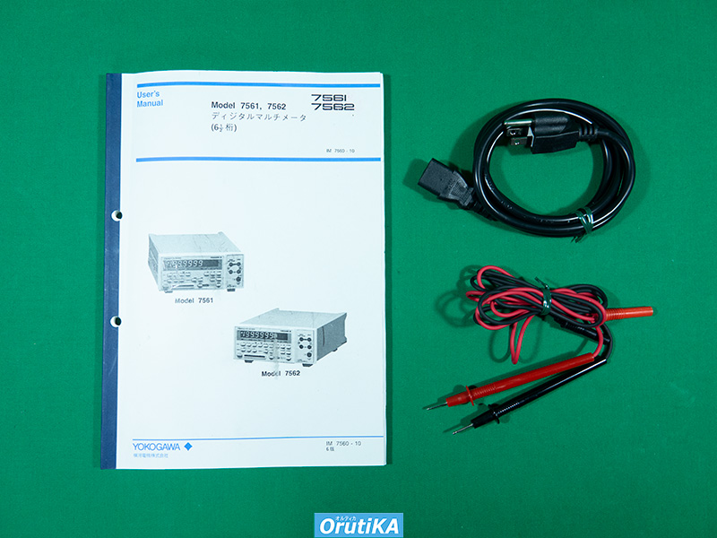 デジタルマルチメータ 7562-01 横河計測 管理番号:022955 中古計測器