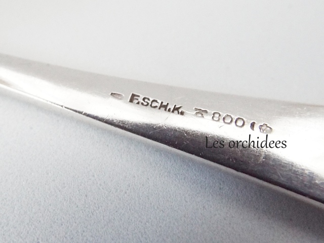 ドイツ アンティーク 純銀 シルバー ティーストレーナー アールデコ