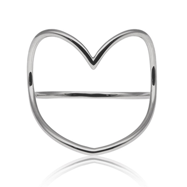 K18/Pt「エルモ ハート」リング｜【オレフィーチェ】Orefice