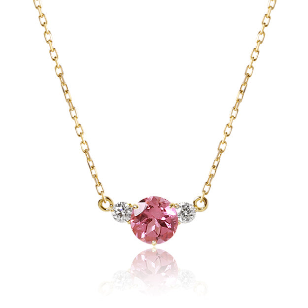 K18「ピンクトルマリン チロバース」ネックレス｜【オレフィーチェ