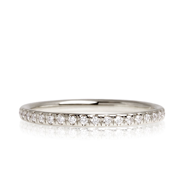 K18/Pt「フルエタニティ」リング ー プラチナ｜【オレフィーチェ】Orefice