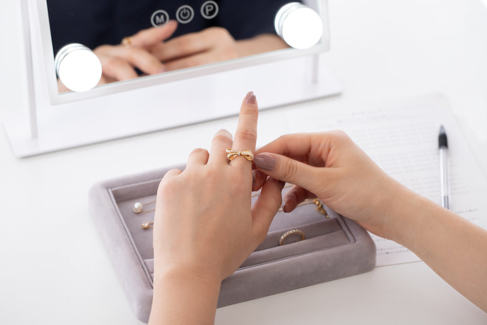 K18/Pt「メリー」リング － イエローゴールド｜【オレフィーチェ】Orefice