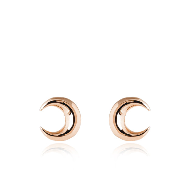 K18/Pt「アミュレット ムーン」ピアス｜【オレフィーチェ】Orefice