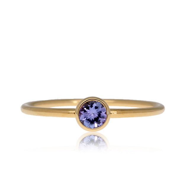 K18/Pt「タンザナイト スフレバース」リング｜【オレフィーチェ】Orefice