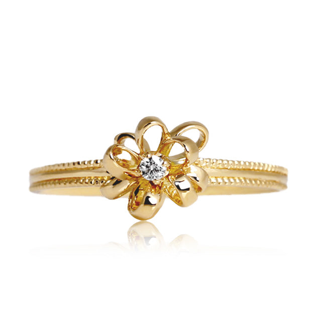 K18/Pt「ボンボン」リング｜【オレフィーチェ】Orefice