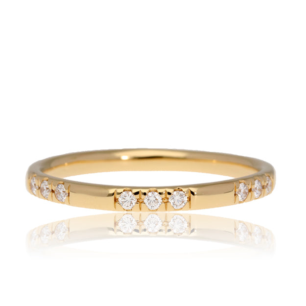 K18/Pt「アビー ワイド」リング｜【オレフィーチェ】Orefice