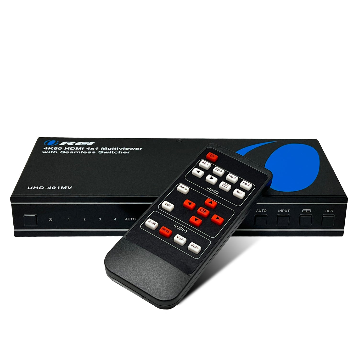 4K@60hz 4-port HDMI™ Seamless Switch w/ Multi Viewer (Audio