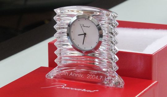 法人向け公式記念品】バカラ 名入れ時計