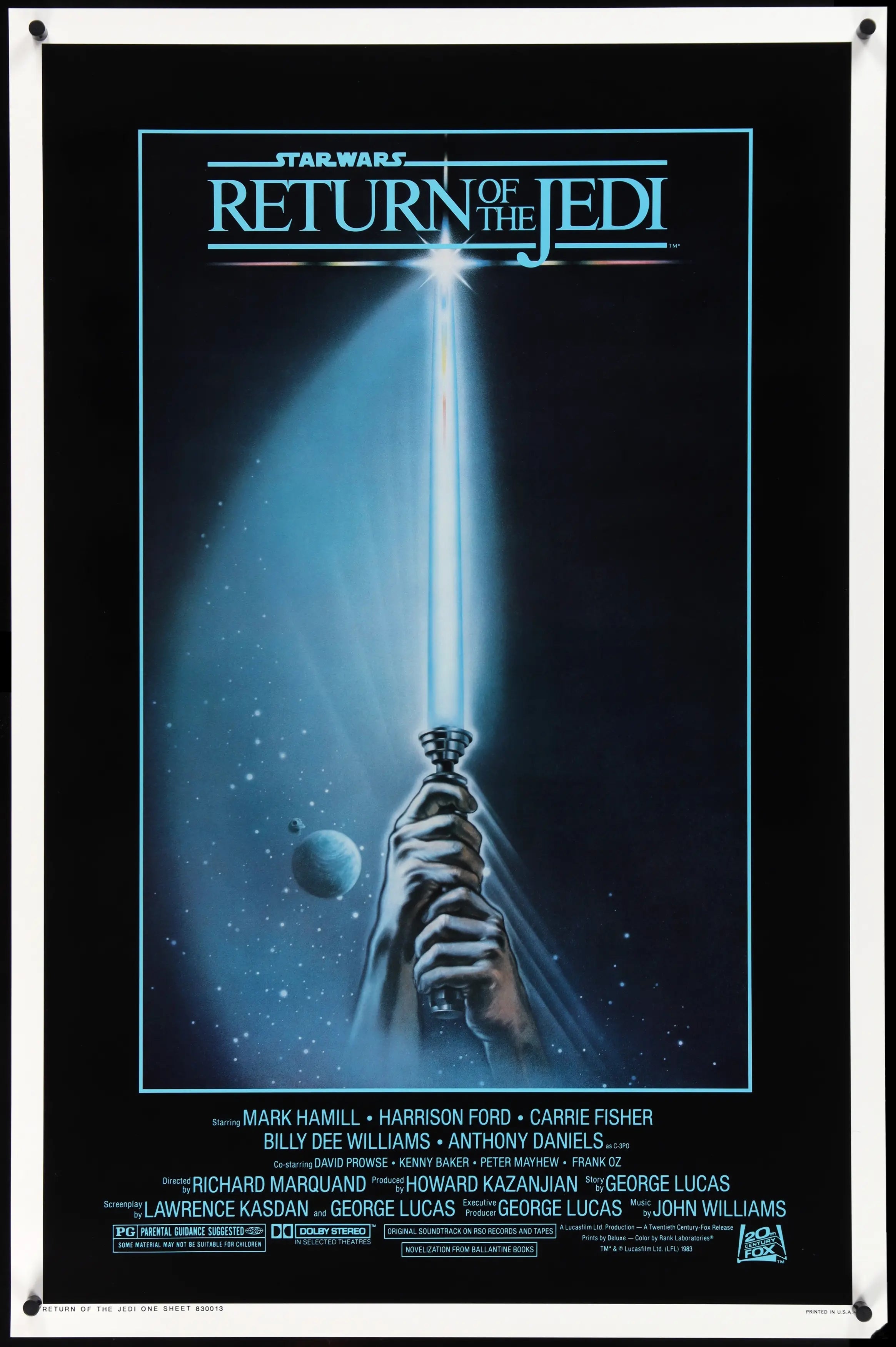 Return of the Jedi (1983) Original One-Sheet Movie Poster