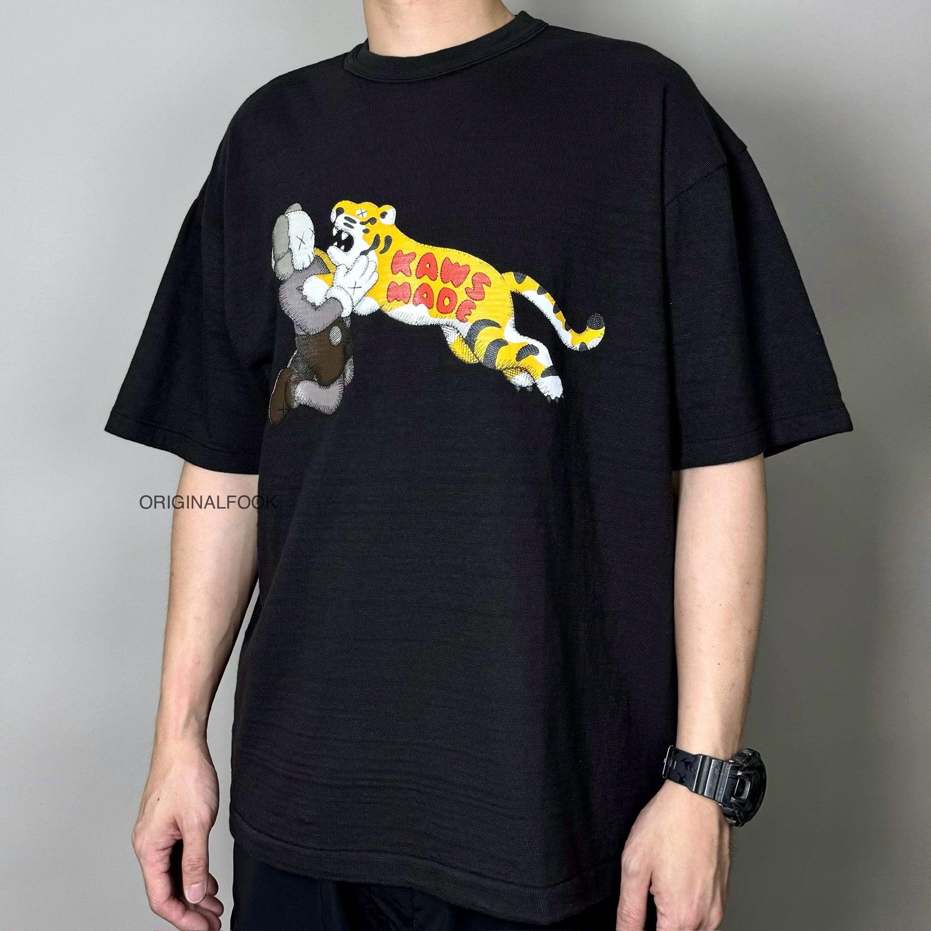 Buy Human Made X KAWS Tee #2 Black online in Singapore | ORIGINALFOOK