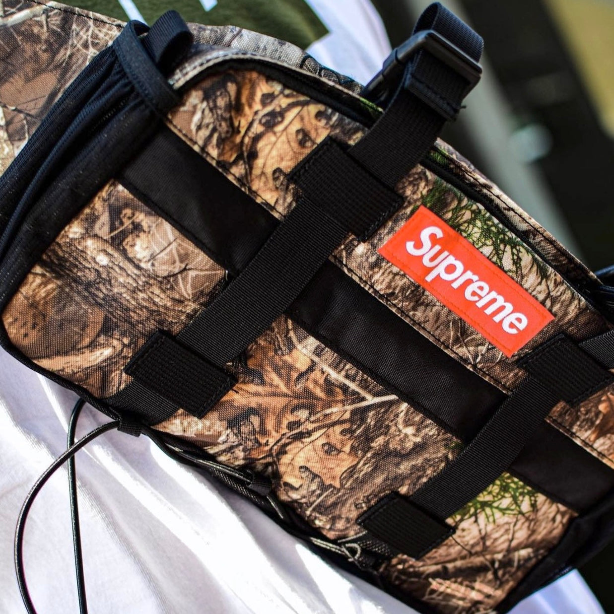 Buy Supreme Box Logo Waist Bag Camo online in Singapore | ORIGINALFOOK