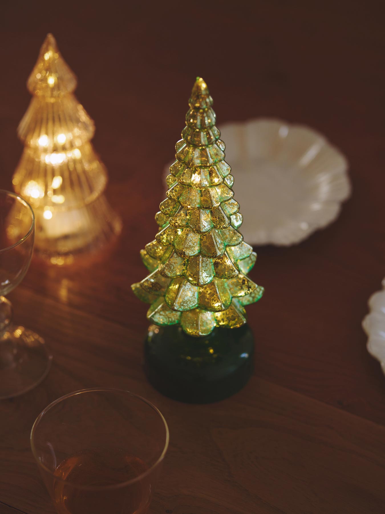 ガラスツリー（ライト付き）｜オブジェ・ぬいぐるみ｜オルネ ド