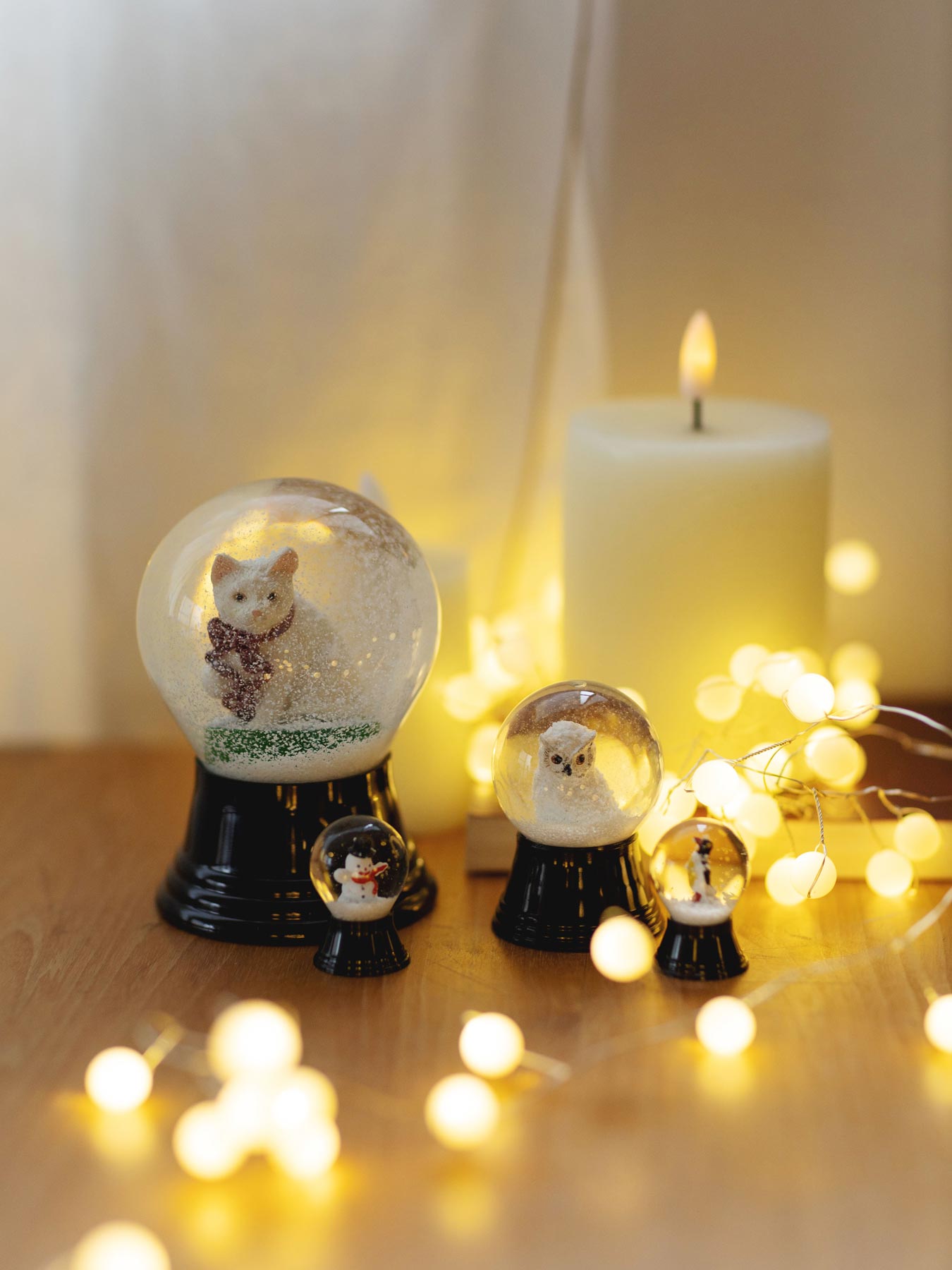 PERZY スノードーム／Mサイズ｜オブジェ・ぬいぐるみ｜オルネ ド