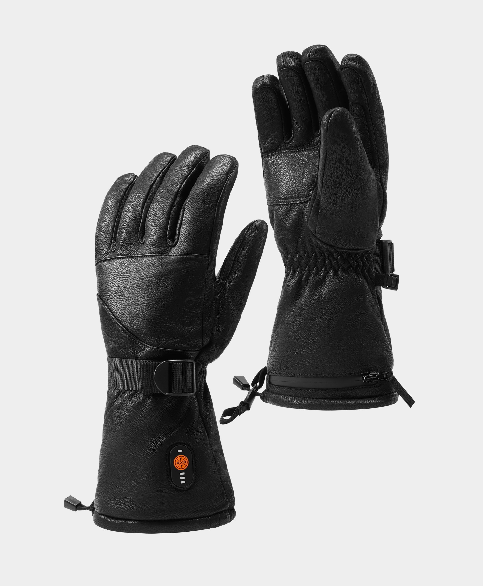 Unisex Heated Sheep Leather Gloves | Gloves for Winter | ororo®