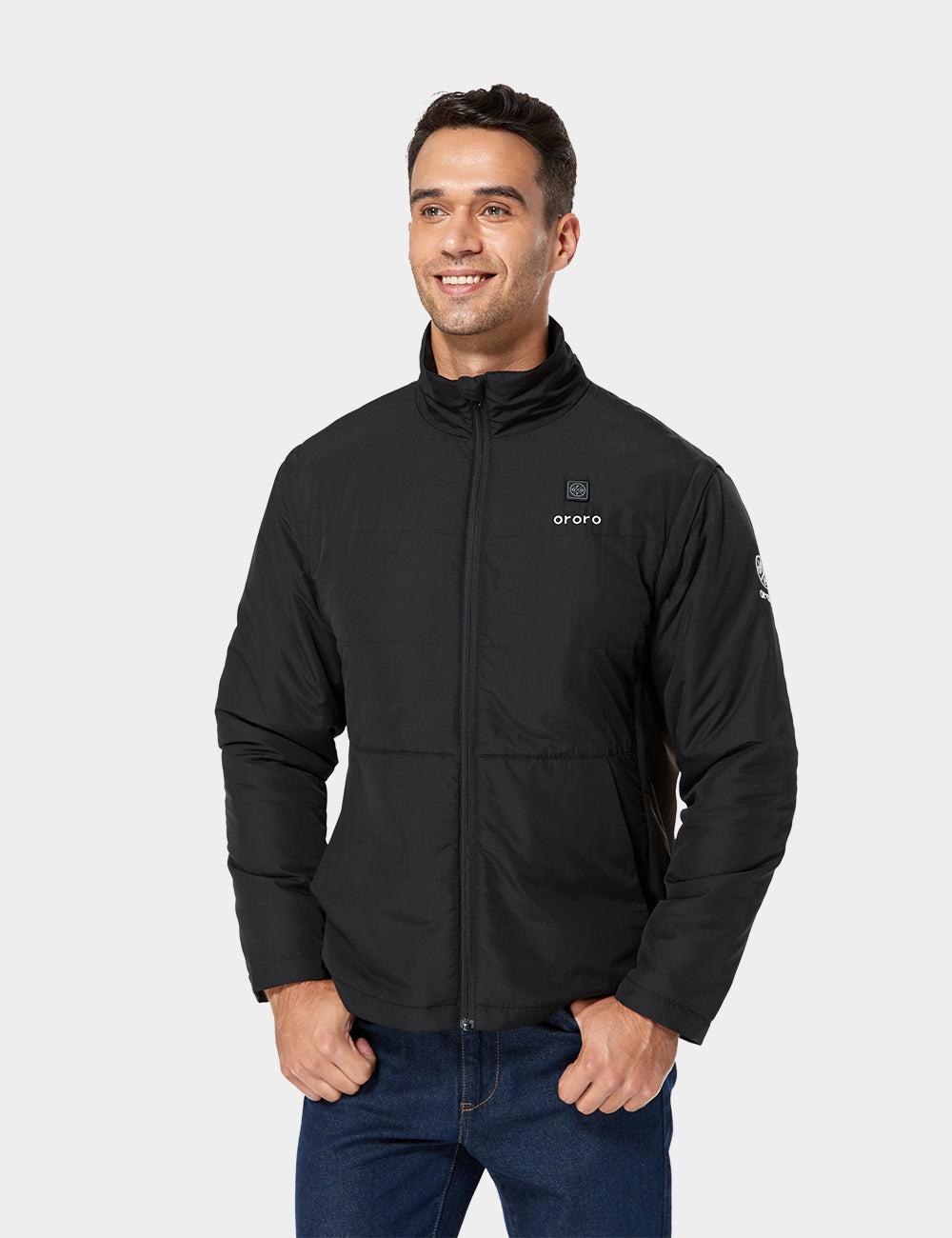 Men's Heated Golf Jacket | Zip-Off Sleeves | ororo®