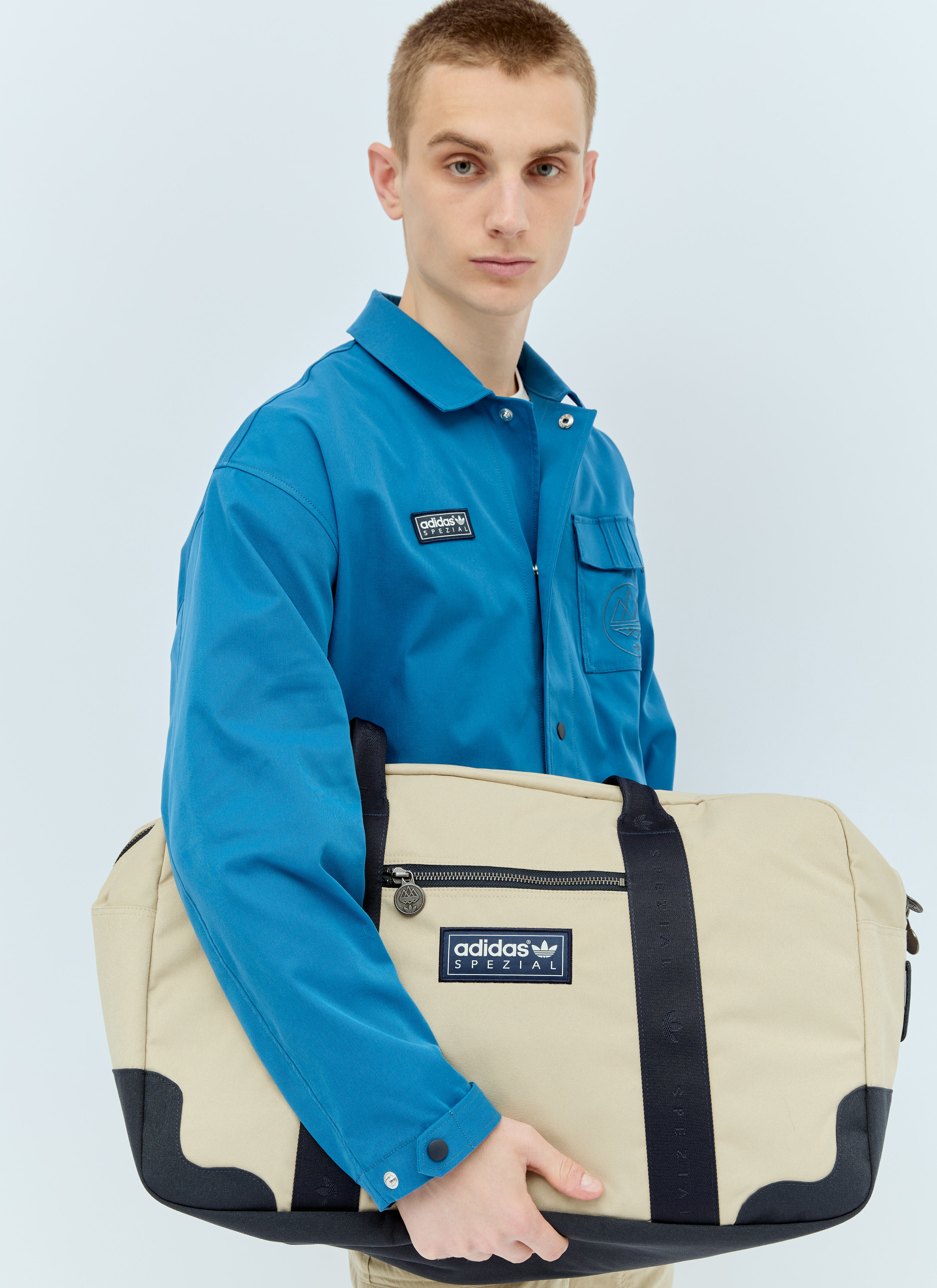 adidas Originals by SPZL Men's' Brinscall Weekend Bag in Beige