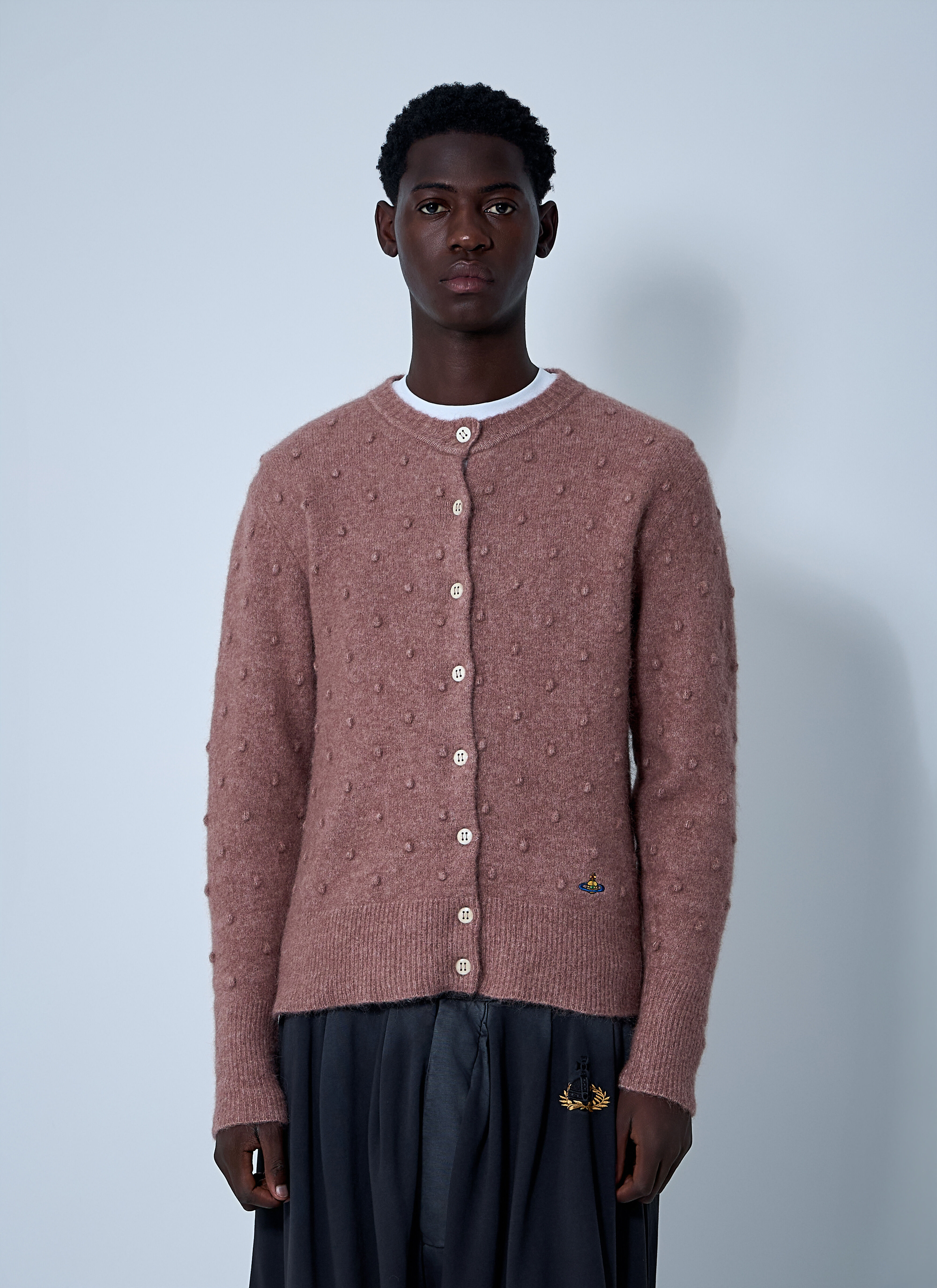 Vivienne Westwood Men's' Ruby Cardigan in Pink | LN-CC®